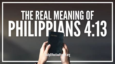 The REAL Philippians 4:13 Meaning (I can do all things through Christ).